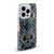 Elisabeth Fredriksson Geometric Design And Pattern Art Deco Fancy Blue Soft Gel Case for Apple iPhone 14 Pro & MagSafe