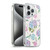 Ninola Pastel Beautiful Floral Magic Hydrangea Soft Gel Case for Apple iPhone 15 Pro & MagSafe
