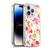 Ninola Spring Floral Flowers Red Soft Gel Case for Apple iPhone 14 Pro & MagSafe