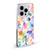Ninola Watercolor Patterns Colorful Gems Crystals Soft Gel Case for Apple iPhone 14