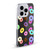 PLdesign Food Patterns Cool Fun Colorful Donuts Soft Gel Case for Apple iPhone 15 & MagSafe