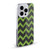 PLdesign Geometric Patterns Green Gray Vintage Soft Gel Case for Apple iPhone 13