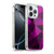 PLdesign Geometric Patterns Dark Pink And Black Mesh Soft Gel Case for Apple iPhone 16 Pro & MagSafe