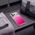PLdesign Geometric Patterns Hot Pink Gradient Mesh Soft Gel Case for Apple iPhone 17 Pro Max