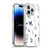 Anis Illustration Floral And Leaves Tiny Leaves Pattern Blue Soft Gel Case for Apple iPhone 14 Pro Max & MagSafe