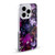 Anis Illustration Graphics Floral Chaos Purple Soft Gel Case for Apple iPhone 13