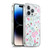 Anis Illustration Graphics Romantic Pattern Light Blue Soft Gel Case for Apple iPhone 14 Pro & MagSafe
