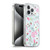 Anis Illustration Graphics Romantic Pattern Light Blue Soft Gel Case for Apple iPhone 15 Pro Max & MagSafe