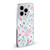 Anis Illustration Graphics Romantic Pattern Light Blue Soft Gel Case for Apple iPhone 16 & MagSafe