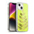 Cat Coquillette Nature Leaflets Yellow Soft Gel Case for Apple iPhone 14