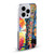 Michael David Ward Psychedelic Art Midnight Cat In Paris Soft Gel Case for Apple iPhone 11