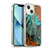 Haroulita Leaves 2 Orange Soft Gel Case for Apple iPhone 13