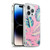 Haroulita Leaves 2 Pink Soft Gel Case for Apple iPhone 13 Pro & MagSafe