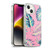 Haroulita Leaves 2 Pink Soft Gel Case for Apple iPhone 14 Plus & MagSafe