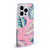 Haroulita Leaves 2 Pink Soft Gel Case for Apple iPhone 17 Pro Max