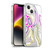 Haroulita Liquid Marble Magenta Swirl Soft Gel Case for Apple iPhone 14