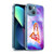 Random Galaxy Space Pizza Ride Blue Galaxy Dog Soft Gel Case for Apple iPhone 13 Mini & MagSafe