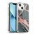 LebensArt Gemstone Marble Rose Gold Ripple Soft Gel Case for Apple iPhone 13