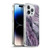 LebensArt Gemstone Marble Elegant Purple Soft Gel Case for Apple iPhone 13 Pro Max & MagSafe
