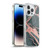 LebensArt Gemstone Marble Rose Gold Ripple Soft Gel Case for Apple iPhone 14 Pro Max & MagSafe