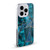 LebensArt Gemstone Marble Stained Glass Soft Gel Case for Apple iPhone 14 Pro Max & MagSafe