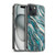 LebensArt Gemstone Marble Teal And Rosegold Soft Gel Case for Apple iPhone 15 & MagSafe