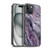 LebensArt Gemstone Marble Elegant Purple Soft Gel Case for Apple iPhone 15 Plus & MagSafe