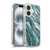 LebensArt Gemstone Marble Teal And Rosegold Soft Gel Case for Apple iPhone 16 & MagSafe