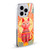 LebensArt Mix Art Red Whimsy Cat Soft Gel Case for Apple iPhone 13