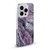 LebensArt Gemstone Marble Elegant Purple Soft Gel Case for Apple iPhone 17 Pro Max
