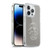 LebensArt Pastels Silver Skull Soft Gel Case for Apple iPhone 14 Pro & MagSafe