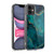 LebensArt Mineral Marble Glam Turquoise Soft Gel Case for Apple iPhone 11