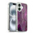 LebensArt Mineral Marble Violet Soft Gel Case for Apple iPhone 16 & MagSafe