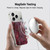 LebensArt Mineral Marble Red Soft Gel Case for Apple iPhone 17 Pro Max