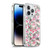 Micklyn Le Feuvre Florals 2 Rainbow Fuchsia Floral Pattern Soft Gel Case for Apple iPhone 14 Pro & MagSafe