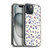 Micklyn Le Feuvre Patterns Navy and Coral Crystals Soft Gel Case for Apple iPhone 15 Plus & MagSafe