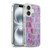 Micklyn Le Feuvre Patterns Messy Watercolour Stripes Soft Gel Case for Apple iPhone 16 & MagSafe