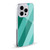 PLdesign Geometric Cyan Modern Soft Gel Case for Apple iPhone 13 Mini & MagSafe