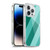 PLdesign Geometric Cyan Modern Soft Gel Case for Apple iPhone 14 Pro & MagSafe