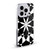 PLdesign Geometric Black And White Soft Gel Case for Apple iPhone 15 Pro & MagSafe