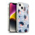 Ninola Patterns Graphic Thoughts Dots Blue Soft Gel Case for Apple iPhone 14 Plus & MagSafe