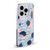 Ninola Patterns Graphic Thoughts Dots Blue Soft Gel Case for Apple iPhone 15 Pro & MagSafe