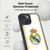 Real Madrid CF Badge White Gel Armour Case For Apple iPhone 13