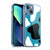 Grace Illustration Cow Prints Blue Soft Gel Case for Apple iPhone 13 Mini & MagSafe