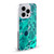 Haroulita Marble Teal Bubbles Soft Gel Case for Apple iPhone 13 Pro Max & MagSafe