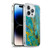Haroulita Marble Yellow Teal Soft Gel Case for Apple iPhone 13 Pro & MagSafe