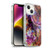 Haroulita Marble 2 Red Purple Soft Gel Case for Apple iPhone 14