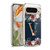 Nature Magick Floral Monogram Gold Navy 2 Letter V Soft Gel Case for Google Pixel 9 / Pixel 9 Pro