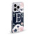 Nature Magick Floral Monogram Navy Flowers 1 Letter E Soft Gel Case for Apple iPhone 13