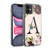 Nature Magick Rose Gold Flowers Monogram 1 Letter A Soft Gel Case for Apple iPhone 11